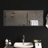 vidaXL Lustro łazienkowe z LED, 100x40 cm