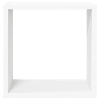 vidaXL Półki ścienne kostki, 2 szt., białe, 30x15x30 cm
