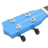 Ukulele sopranowe z pokrowcem, dla dzieci, błękitne, 23