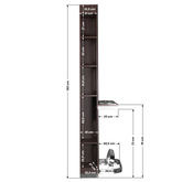 Gabbiano konsola fryzjerska B058 venge 128448