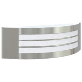 Zewnętrzna lampa ścienna 2 pcs Srebrny 32 x 10 x 10 cm