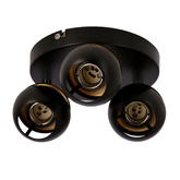 Boni plafon 3x3w gu10 led czarny