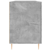 Biurko, szarość betonu, 140x50x75 cm, materiał drewnopochodny vidaXL