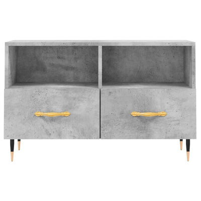 vidaXL Szafka pod TV, szarość betonu, 80x36x50 cm wariant 4