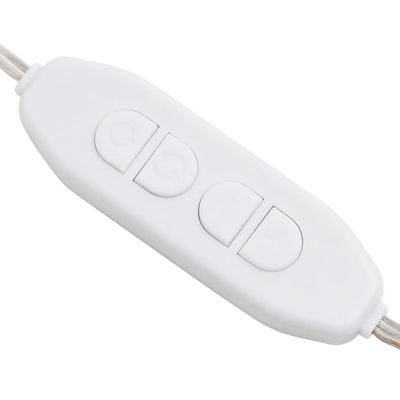 vidaXL Lustro ścienne z lampkami LED, kwadratowe, szklane model standard