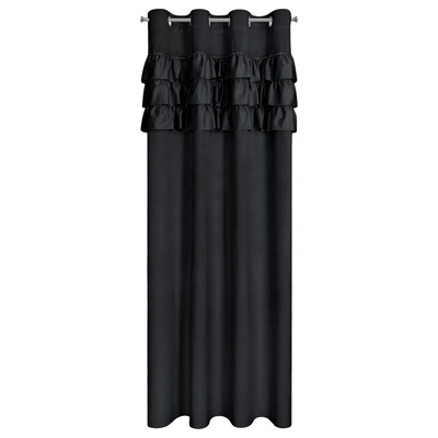 Zasłona Sami czarna 140x250
