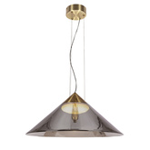 Lampa wisząca Presto 50 szklana z dymionym kloszem nad stół do salonu GX53