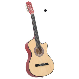 Gitara akustyczna z wycięciem, 6 strun, 38", drewno lipowe