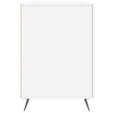 vidaXL Biurko białe z połyskiem, 140x50x75 cm, materiał drewnopochodny model standard