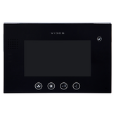 Monitor głośnomówiący czarny 7cali stacja + kamera