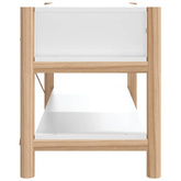 vidaXL Szafka pod TV, biała, 82x38x45 cm, materiał drewnopochodny