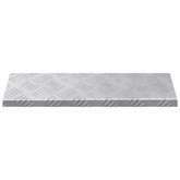 Stopień Prostokątny 15 pcs Srebrny 60 x 18 x 2,5 cm Aluminium