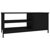 vidaXL Szafka pod TV, czarna, 100x40x45 cm, materiał drewnopochodny