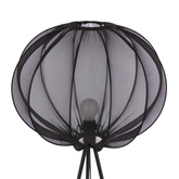 MELLOW lampa podłogowa czarny 1x40W E27 abażur 52 czarny kula 51-41944   