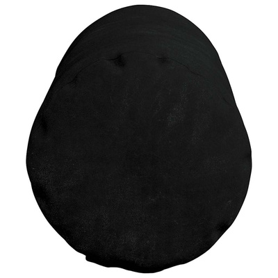 Poduszki Wałkowe 2 pcs Czarny ? 15 x 40 cm Tkanina mikrofibrowa