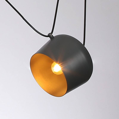 Nowoczesna Lampa Wisząca 3x?30cm Szara Abruzzo Rittoro