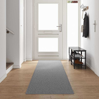 Chodnik dywanowy Jasnoszary 80 x 500 cm 100% polipropylen