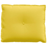 Poduszka na plecy Jasnożółty 60 x 19 x 50 cm tkanina