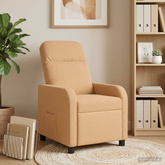 Fotel recliner Beżowy Bouclé