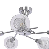 Lampa sufitowa wisząca żyrandol chromowy Ozzo Candellux 35-72252