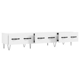Szafka pod TV, biała, 150x36x30 cm, materiał drewnopochodny vidaXL