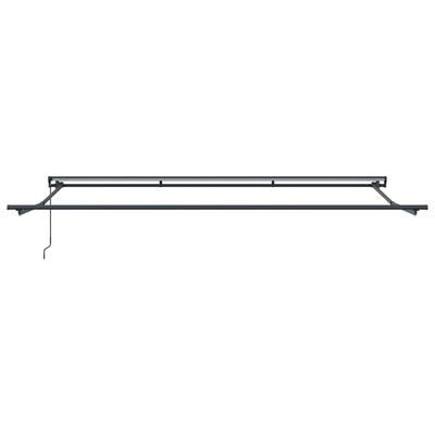 Rama manualnej markizy Z regulacją Antracyt 5 × 3,5 m Stal