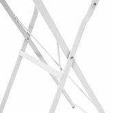 Stolik bistro Biały Ø 50 x 71 cm Stal malowana proszkowo