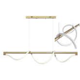 Lampa wisząca Serpente DDXZ004 55W złota - wężyk gładki