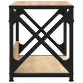 Stojak pod drukarkę, 2-poziomowy, dąb sonoma, 44x26x31,5 cm