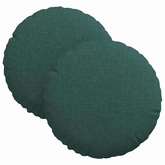 Poduszki na siedziska 2 pcs Ciemna zieleń ?30 x 13 cm tkanina