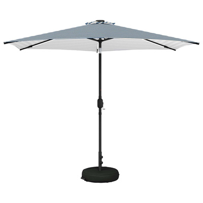 Parasol ogrodowy z oświetleniem LED i podstawą 300 x 300 cm