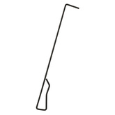 vidaXL Rustykalne palenisko z pogrzebaczem, Φ42x54 cm, stal