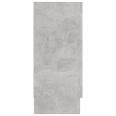 Witryna, szarość betonu 120x30,5x70 cm, materiał drewnopochodny