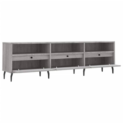 Szafka pod TV, szary dąb sonoma, 150x30x44,5 cm vidaXL