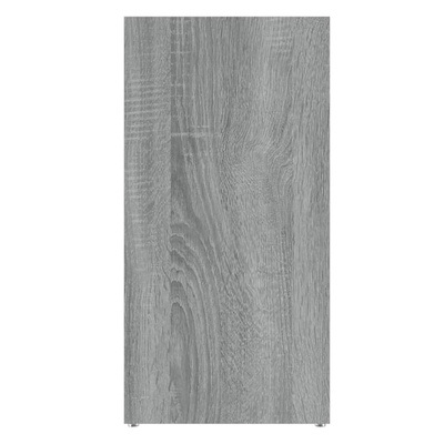 Regał na książki, szary dąb sonoma, 50x25x106 cm