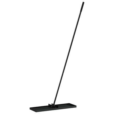 Rake leveling do ogrodu Czarny Stal malowana proszkowo