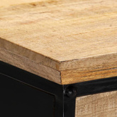 vidaXL Biurko, 110 x 50 x 76 cm, lite drewno mango