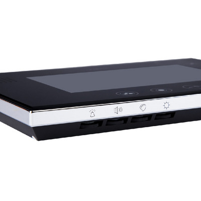 Monitor głośnomówiący czarny 7cali stacja + kamera