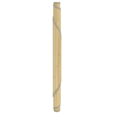 vidaXL Dywan okrągły, jasny naturalny, 60 cm, bambusowy