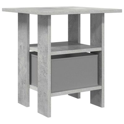 Stolik nocny 2 szt. Betonowy szary 41 x 40 x 45 cm