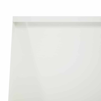 Mur oporowy 2 szt. 80 x 12 x 40 cm Stal Biały