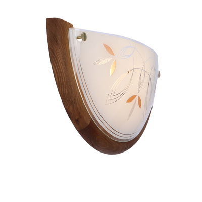 Lampa Sufitowa Candellux Rustica 11-06608 Plafon Drewno Standard 1X60 W E27 Dąb