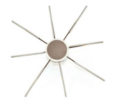 LAMPA DEKORACYJNA SUFIT 38W +  PILOT - BRĄZ - ZŁOTO DL-F07