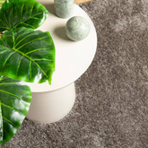 vidaXL Dywan ISTAN z długim runem, połyskujący, szary, 120x170 cm