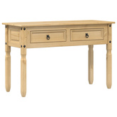 Stolik konsolowy Corona, 115x46x73 cm, lite drewno sosnowe