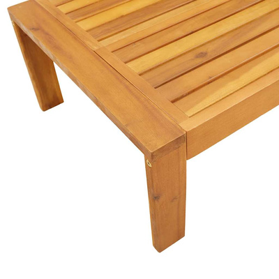 Stolik ogrodowy, 100x50x27 cm, lite drewno akacjowe