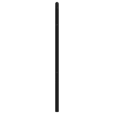 Metalowe wymienne wezgłowie, czarne, 135 cm
