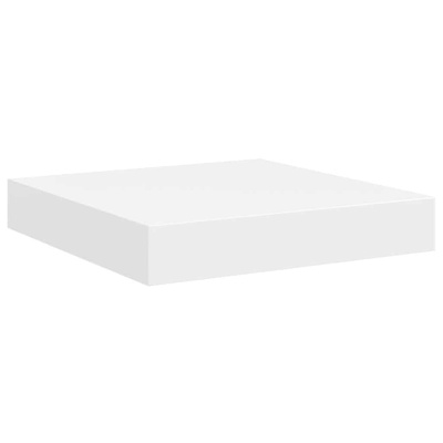 Wisząca półka ścienna, biała, 23x23,5x3,8 cm, MDF