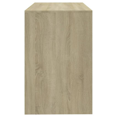 vidaXL Biurko, dąb sonoma, 101x50x76,5 cm, materiał drewnopochodny