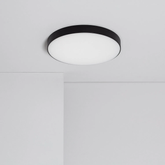 Plafon Łazienkowy LED 19W Okrągły Czarny 18cm Ściemnialny Abruzzo Uno